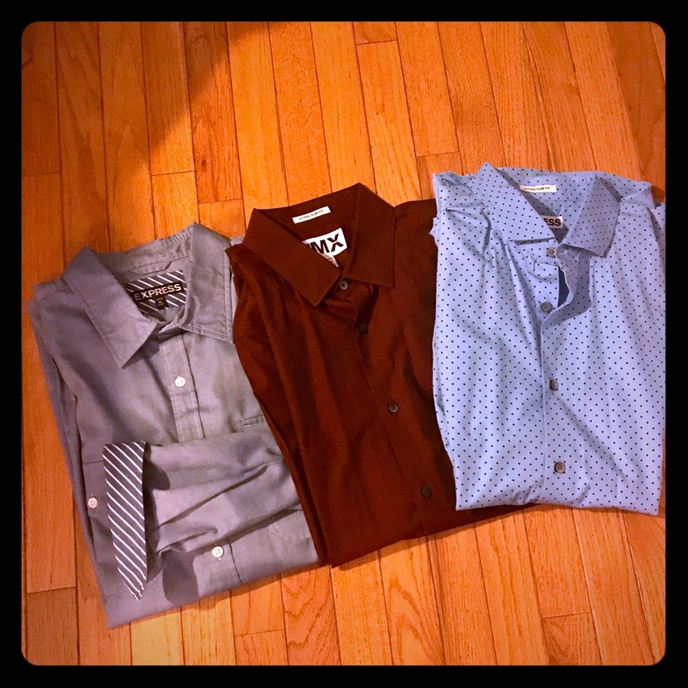 Men’s Express dress shirts